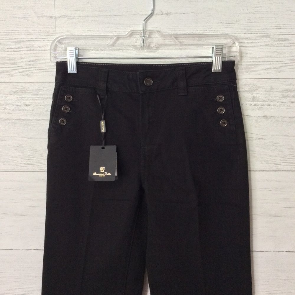 NWT Massimo Dutti Black Flare Jeans-2 - Picture 3 of 9